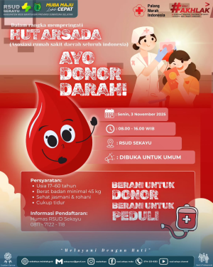 RSUD Sekayu Gelar Aksi Donor Darah HUTARSADA